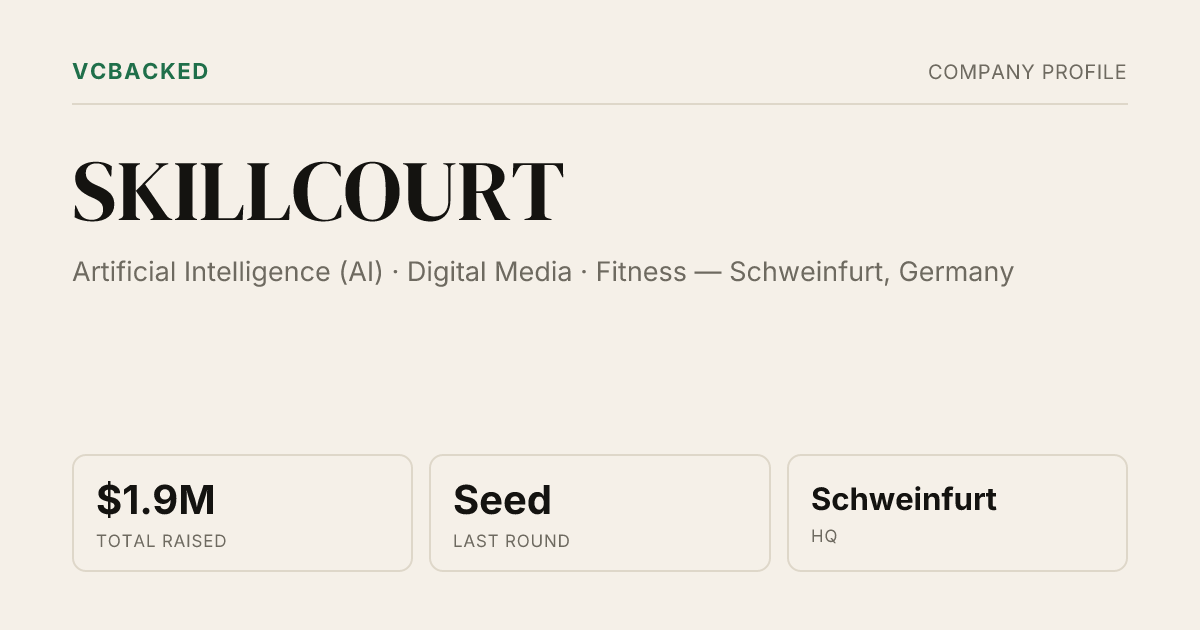 SKILLCOURT Funding - Seed - Schweinfurt | VCBacked