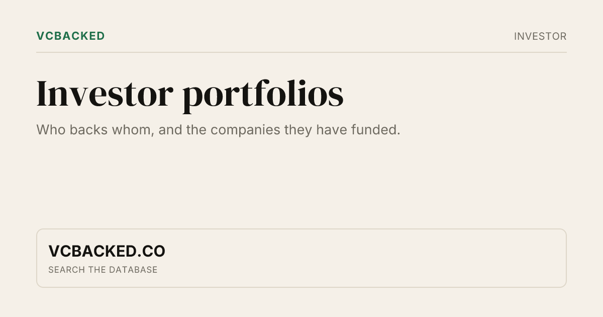 Alchemy Portfolio: 53 Companies & Co-Investors (2026) | VCBacked